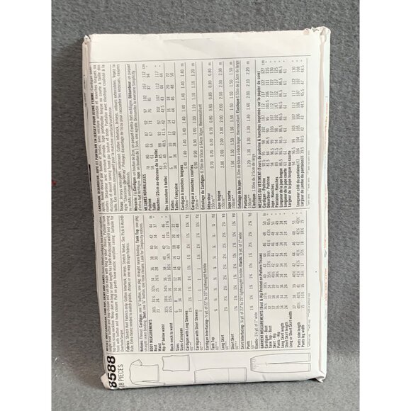 Simplicity Sewing Pattern 8588 Misses Dress Top Skirt & Pants Size 6-10 - Picture 2 of 2